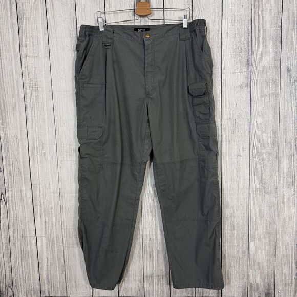 511 Tactical Men's 42x30 Gray Taclite Pro Ripstop Cargo Utility Pants 74273 - Picture 1 of 6